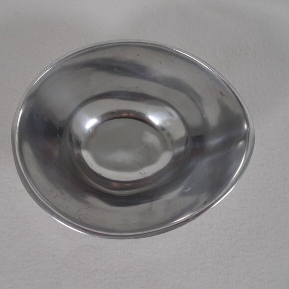 Pottery Barn Metallo Collection Egg Bowl Metal Aluminum Serving Dish - Picture 4 of 10